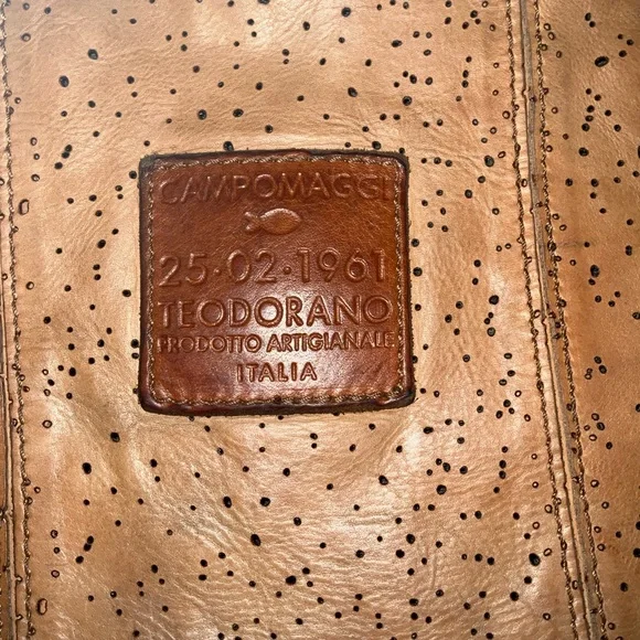 Campomaggi Brown Leather Tote with Vintage excellent condition - Picture 8 of 12